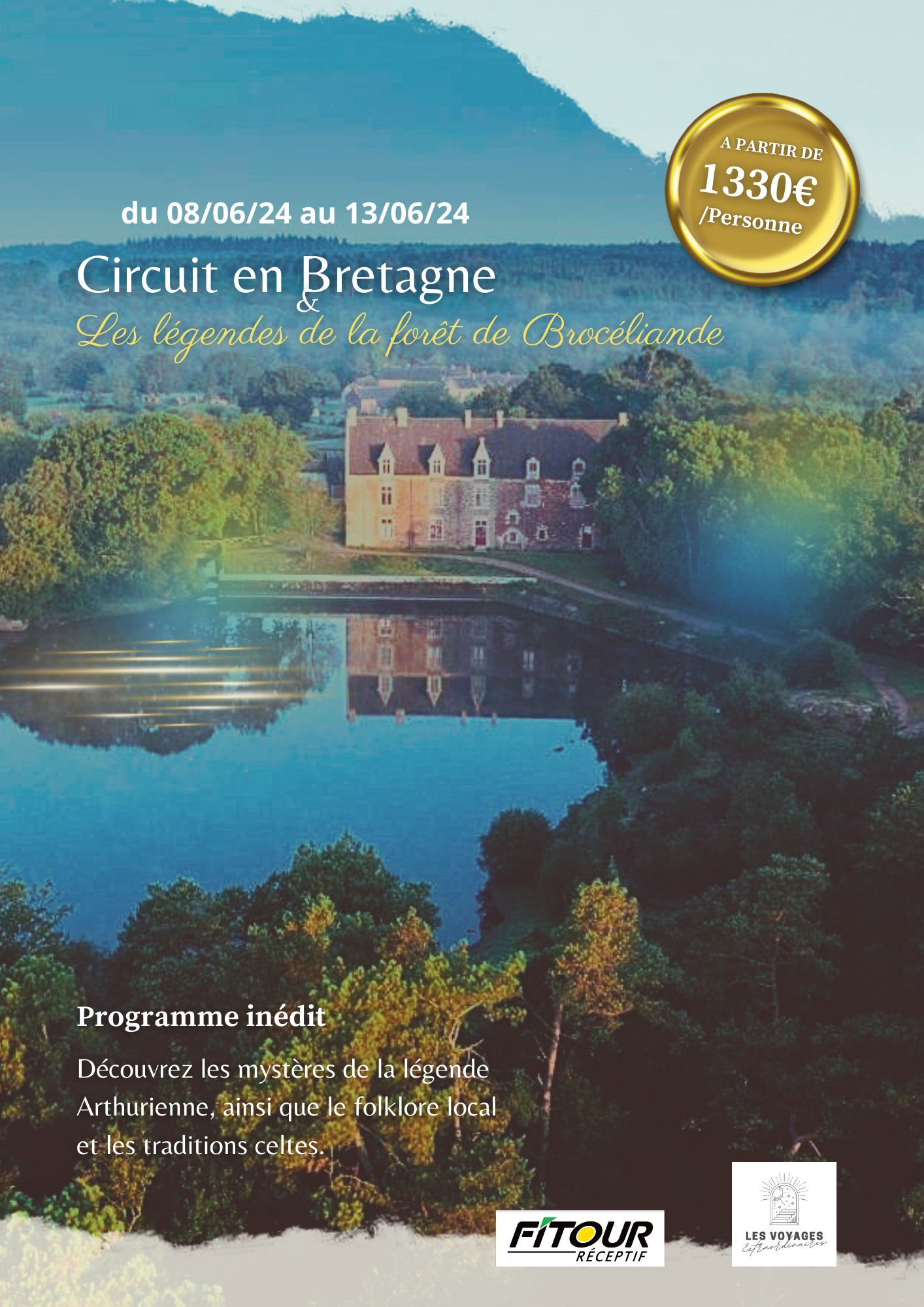 Circuit en Bretagne à la découverte des légendes de Brocéliande
